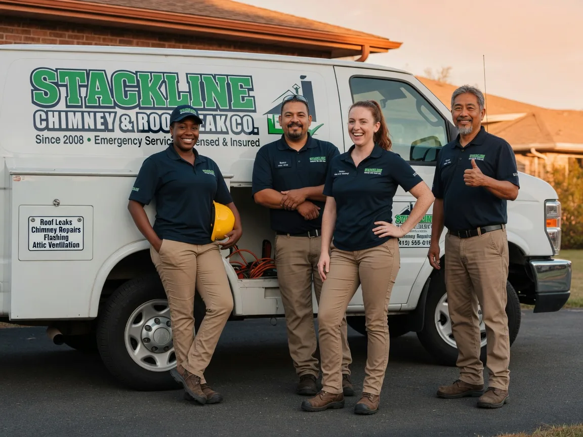 Chimney flashing repair company in Stanwood, WA